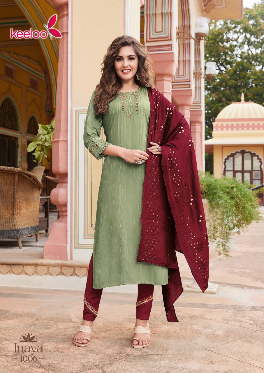 Inaaya Vol 1 By Keeloo Readymade Suits Catalog